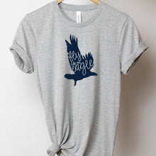 Auburn University Fly Like An Eagle War Eagle Encouraging Bible Verse T-Shirt Gift