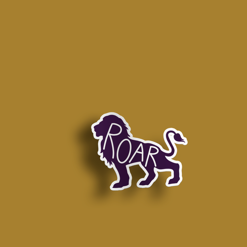 UNA Lions Roar University of North Alabama Encouraging Sticker