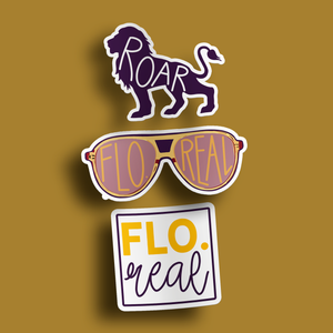 UNA Sunglasses Florence Real Florence Alabama University of North Alabama Encouraging Sticker