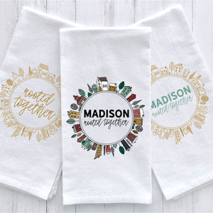 Madison Alabama Rooted Together Tea Towel Flour Sack Towel