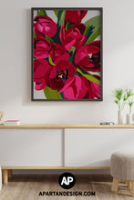 Springing Up Tulips DIY Downloadable Printable Wall Art