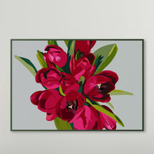 Springing Up Tulips DIY Downloadable Printable Wall Art