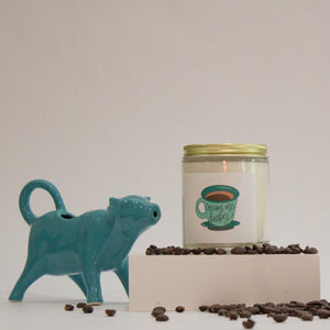 Cream Me Baby Hazelnut and Vanilla Bean Coffee Candle Gift