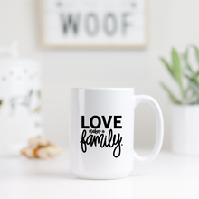 Love Makes A Family Adoption Mug Encouraging Gift