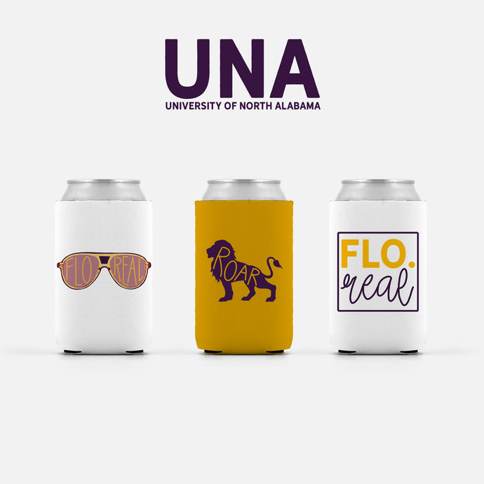 UNA Collegiate Can Coolers University of North Alabama Can Coozie Holders